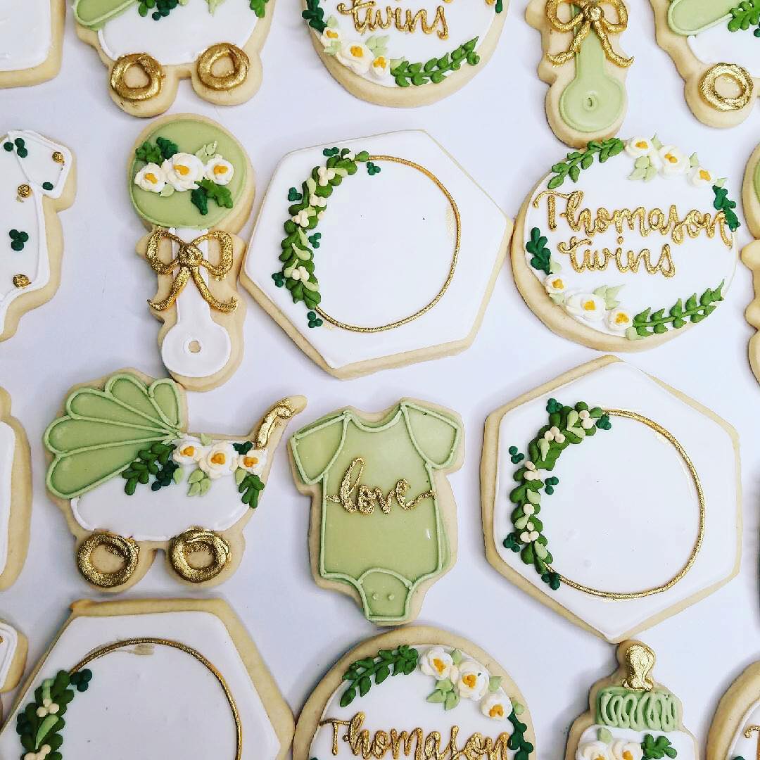 thomason-twins-greenery-baby-shower-cookies